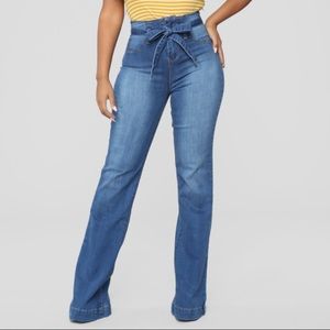 High Waisted Flare Jeans